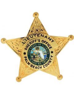 Blackinton Florida Custom Badge with Circular Panel