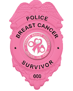 Blackinton Breast Cancer Awareness Badge with Eagle - B538-PI