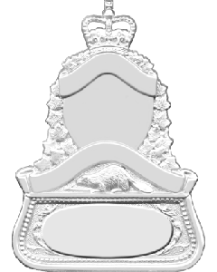 Blackinton Badge with Crown - B705