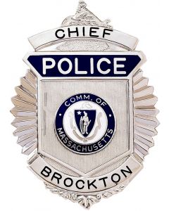 Blackinton Radiator Badge with Arm of Law at Top - B587