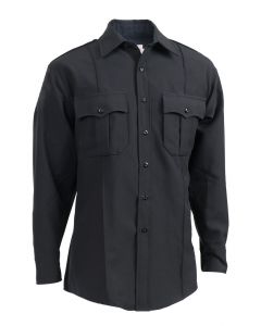 Elbeco Black TexTop2 Long Sleeve Uniform Shirt 
