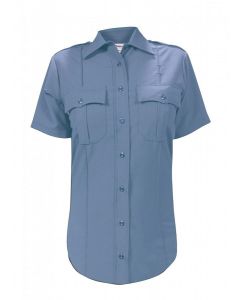 Elbeco Medium Blue Women's Duty Maxx Short Sleeve Uniform Shirt