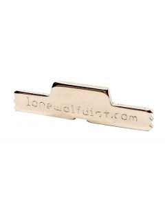 Lone Wolf Ext Slide Lock Lever for Glocks Stainless