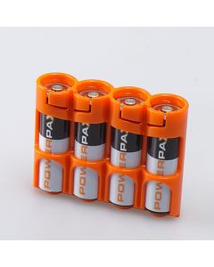 Storacell AA Battery Caddy Orange