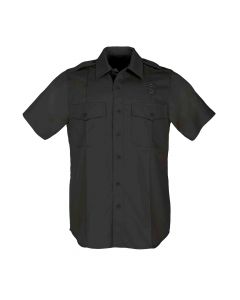 511 Tactical Women's PDU A Twill Short Sleeve Uniform Shirt- Black