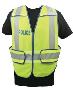Streicher's Police Rip-away Zipper Traffic Vest