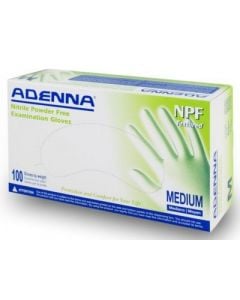 Adenna NPF Synthetic Nitrile Powder-Free Exam Gloves