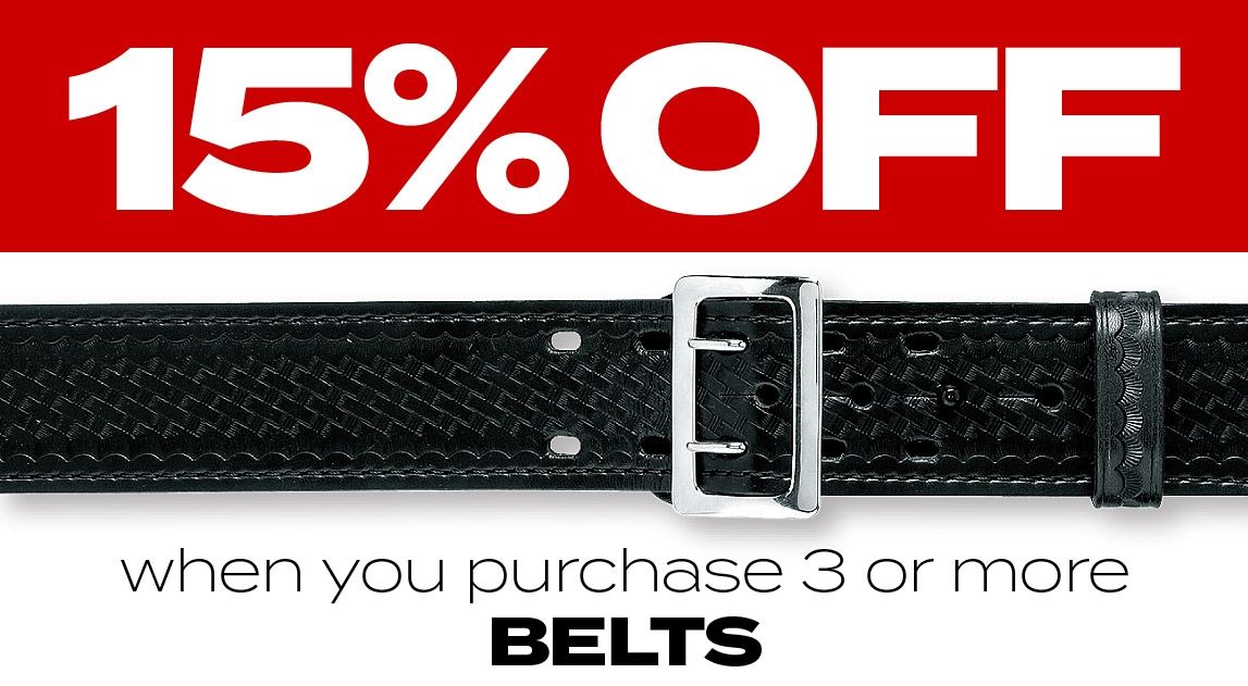 Save on Bulk Purchases of Duty Belts at Streicher's