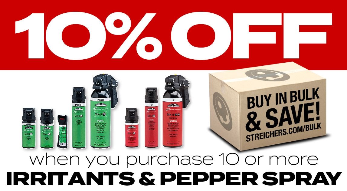 Save on Bulk Purchases of Irritants and Pepper Spray at Streicher's